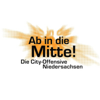Logo "Ab in die Mitte" Die City-Offensive Niedersachsen