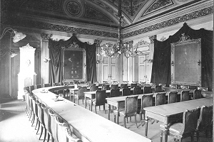 Sitzungssaal, Aufnahme um 1908