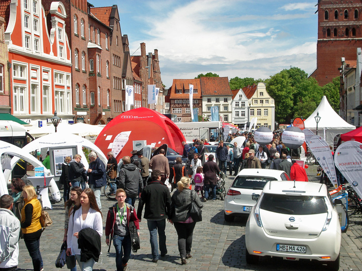 Die sehr gut besuchte Sieben-Städte-Tour (Station Lüneburg).