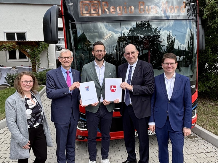 Förderbescheidübergabe, RBB, Elektrobusse, Uelzen