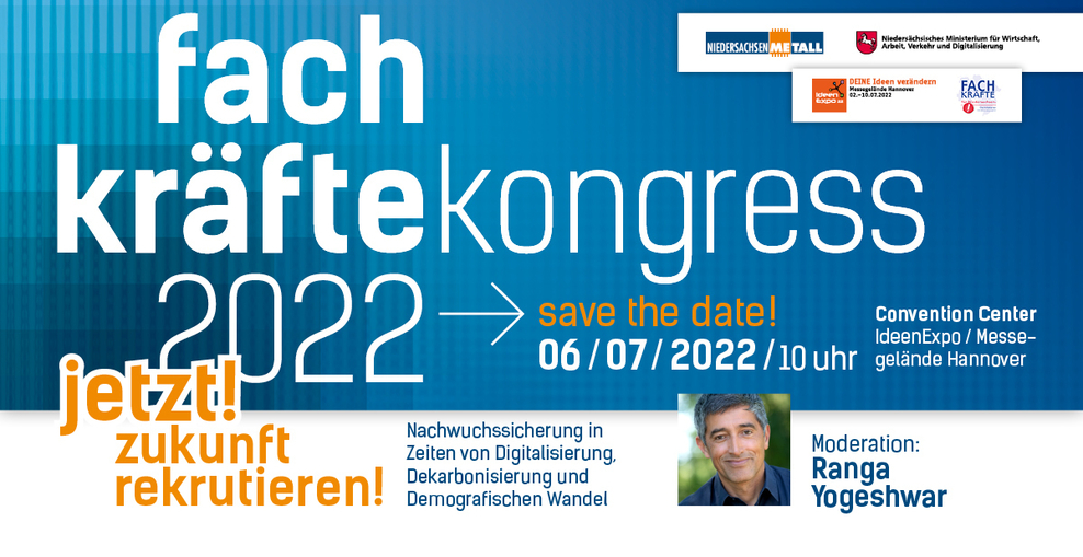 Infotafel zur Anmeldung zum Fachkräftekongress 2022 am 6. Juli 2022